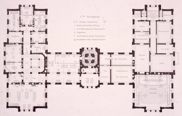 Plan du premier étage.