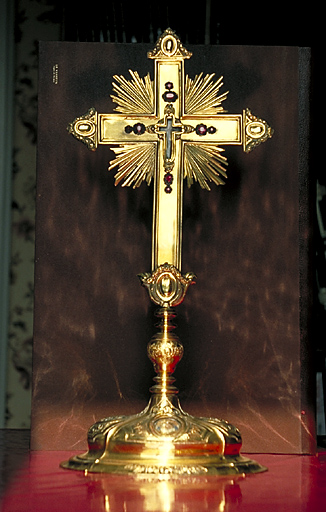 Croix-reliquaire, de la sainte Croix, de saint Paul apôtre, style Louis XVI