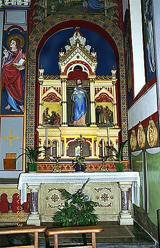 Autel-retable secondaire de Saint-Joseph, par T.  Klem, 1895.