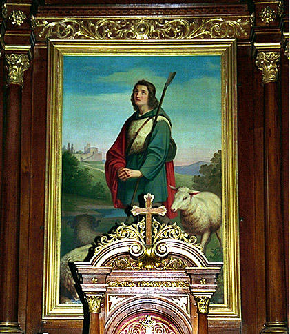 Tableau (tableau d'autel) : Saint Wendelin