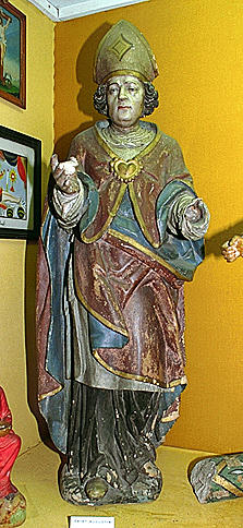 Statue : Saint Augustin (?)