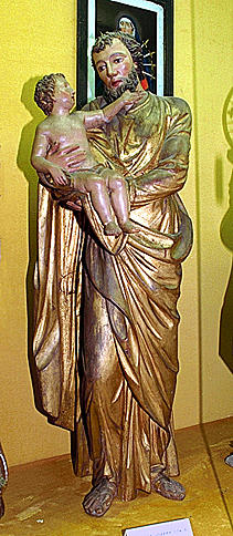 Statue : Saint Joseph et l'Enfant Jésus (2)