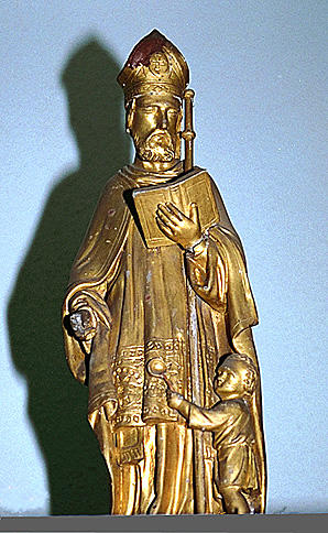 4 statuettes : les Docteurs de l'Eglise