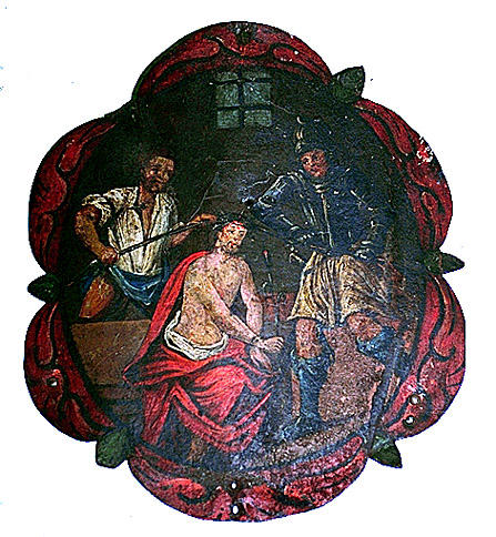 11 bâtons de procession : Annonciation, Visitation, Adoration des bergers, Circoncision, Jésus parmi les docteurs, Couronnement d'épines, Résurrection du Christ, Ascension, Assomption, Pentecôte, saint Dominique