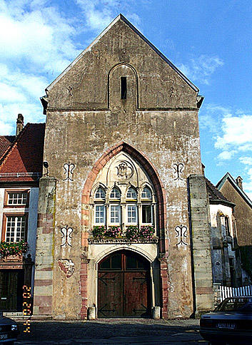 Elévation ouest du choeur de l'église.