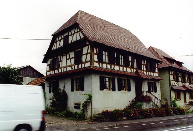 Vue du pignon ouest.