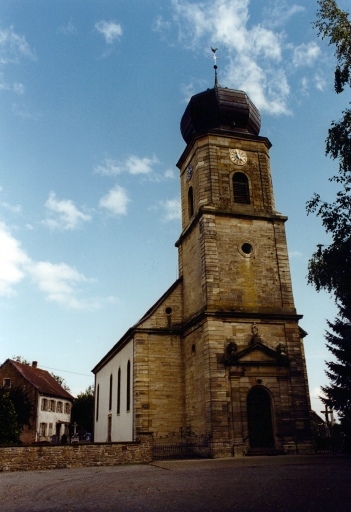 Vue générale depuis l'ouest.