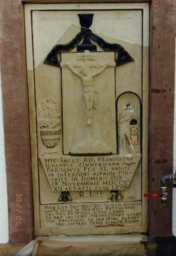 Monument funéraire de François Ignace Zimmermann