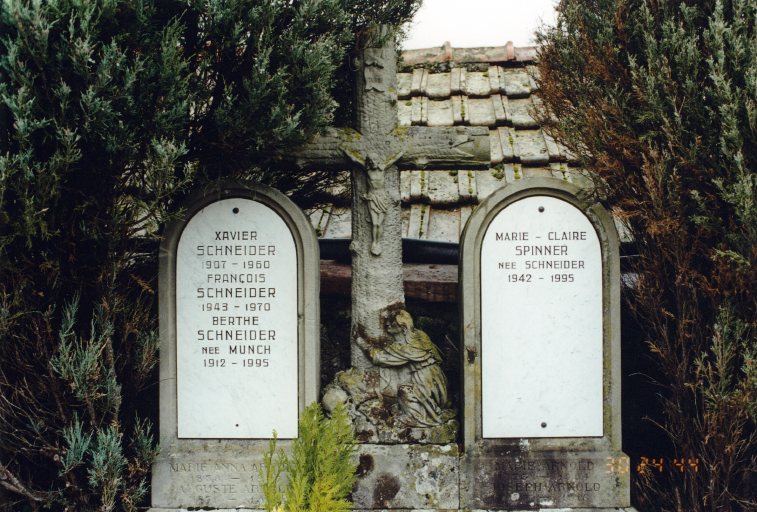 Monument sépulcral de la famille Arnold-Schneider, 1896.