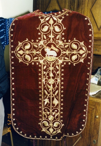 Chasuble, 1ère moitié 20e siècle.