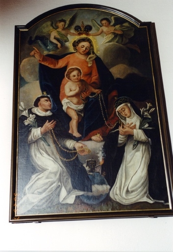 Tableau : Vierge au Rosaire