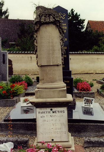 Monument sépulcral de Jacob Merius. Vue d'ensemble.