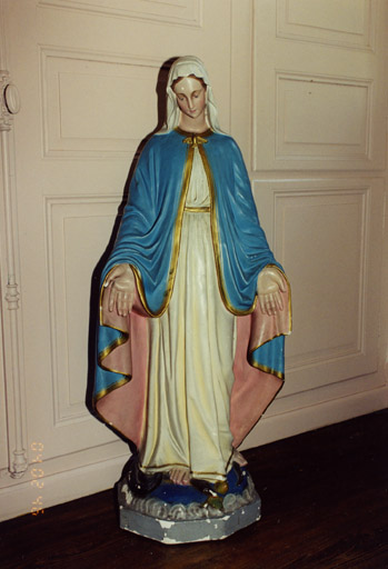 Statue : Immaculée conception. Vue d'ensemble.