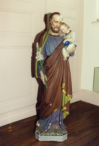 Statue : saint Joseph. Vue d'ensemble.