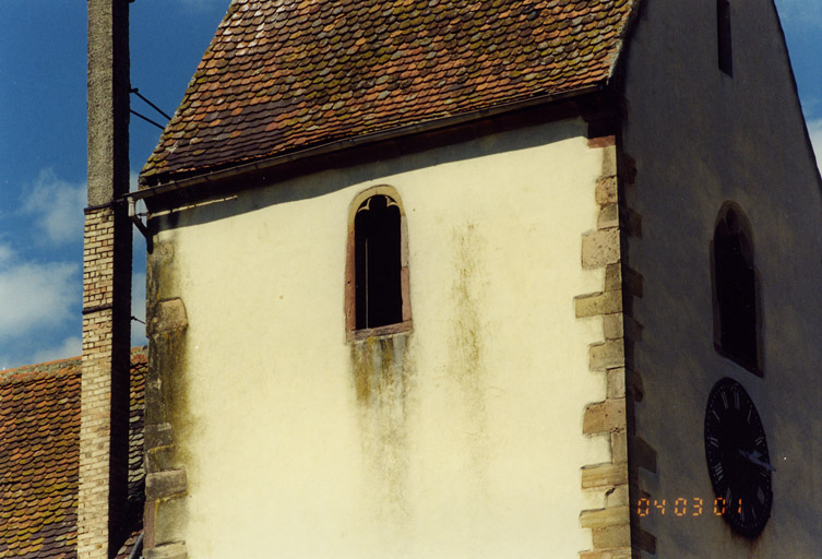 Vue du sommet de la tour, côtés sud et est.