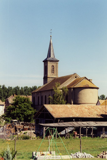 Vue depuis l'ouest.