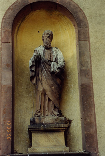 2 statues : Saint Pierre, saint Paul