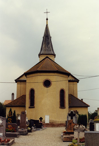 Vue du chevet.