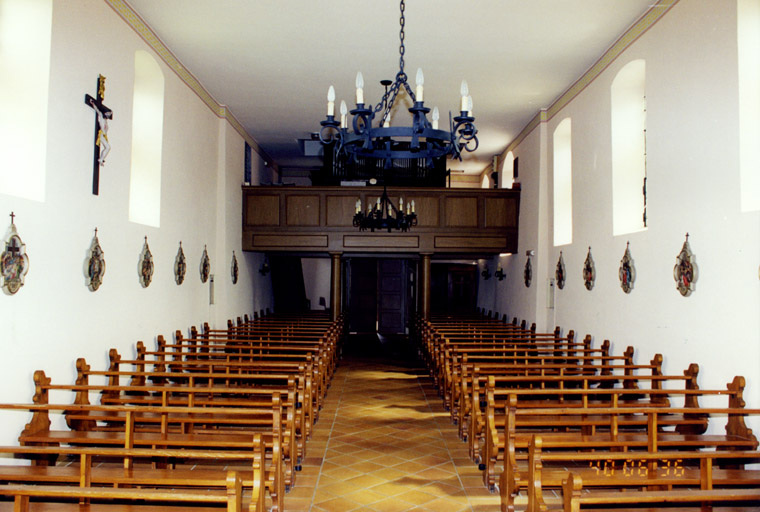 Vue intérieure d'est en ouest (orientation conventionnelle).