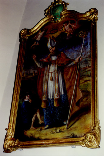 Cadre, tableau : Glorification de saint Blaise