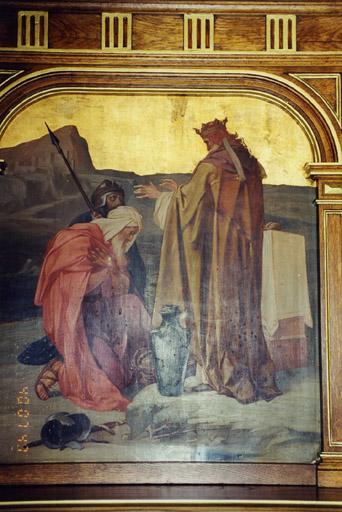 Tableau : Melchisédech ; Détail.