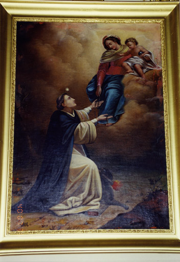 2 tableaux : Saint Joseph, saint Dominique