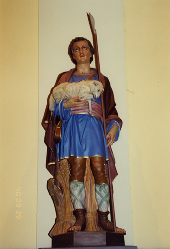 Statue de saint Wendelin. Vue d'ensemble.