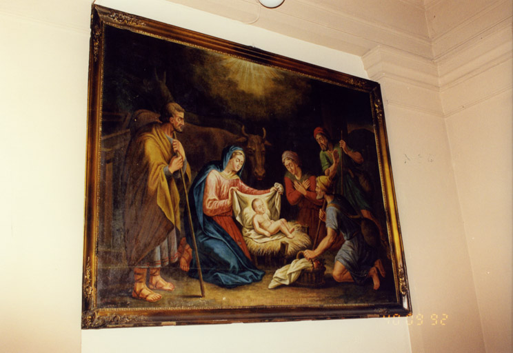 2 tableaux : L'Adoration des bergers et la Cène