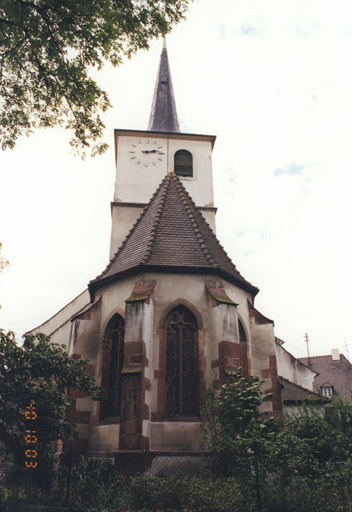 Vue partielle vers l'ouest du choeur.