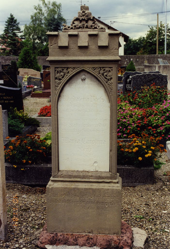 Monument sépulcral de Magdalena Riess. Vue d'ensemble.