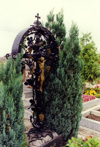 Monument sépulcral de la famille Gantzer : vue d'ensemble.