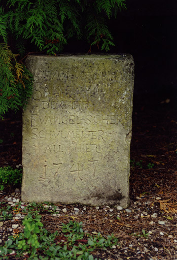 Monument sépulcral de Hans Georg Saltzman. Vue d'ensemble.