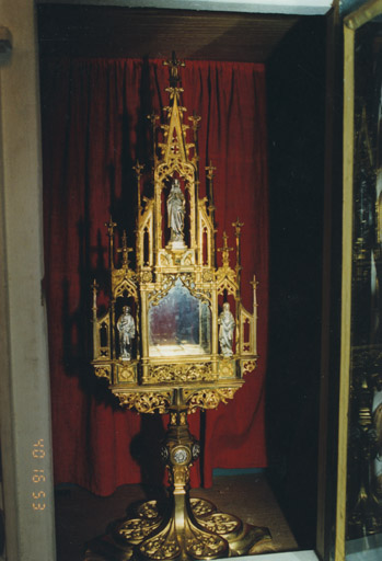 Reliquaire monstrance de saint Germain. Vue d'ensemble.