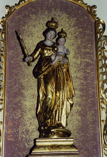 Statue de procession : Vierge à l'Enfant