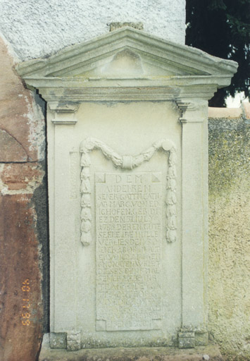 Monument funéraire de Catharine Marguerite d'Edighoffen