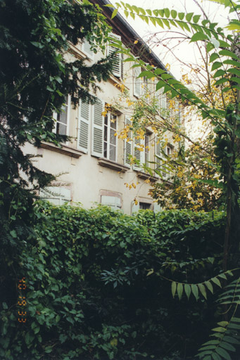 Vue à partir du parc. L'aile est.