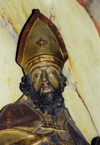 Saint Nicolas de Bari. Détail de la tête.