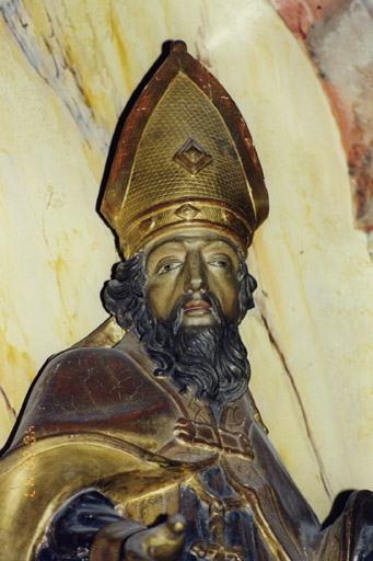 Saint Nicolas de Bari. Détail de la tête.