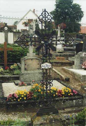 Croix funéraire de Martin Guckert, 1ère moitié 20e siècle.