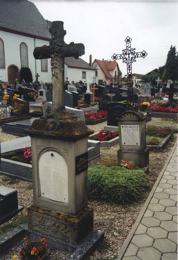 Le mobilier du cimetière