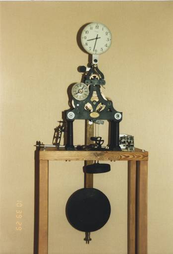 Mécanisme d'horloge par Jean-Baptiste Schwilgué, 1845, restauré par Ungerer en 1920 et 1940 et rénové récemment pour son exposition à la mairie.