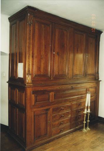 Meuble de sacristie, milieu du 19e siècle (?).