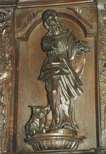 Statuette de saint Luc.