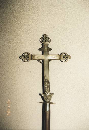 Croix de procession, 1ère moitié du 19e siècle (face postérieure).