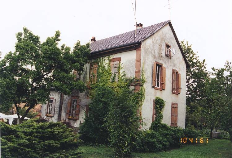 Vue du presbytère, daté de 1875.