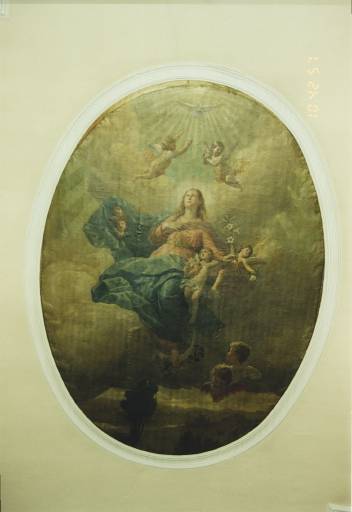 Peinture monumentale de la Vierge de l'Immaculée Conception