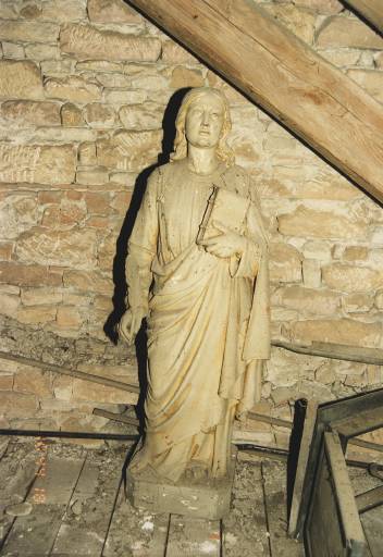 Statue de saint Jean par Pierre Vermare de Lyon, 4e quart du 19e siècle.