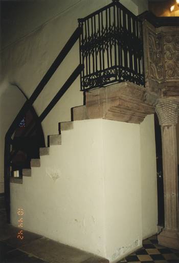 Vue de l'escalier.