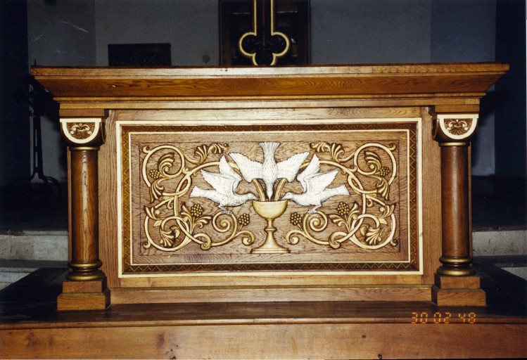 Le mobilier de la chapelle de l'Ochsenfeld