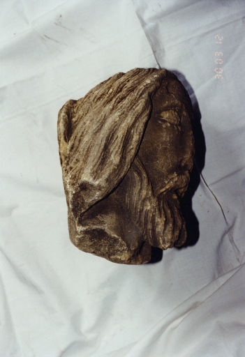 Tête de Christ mort, de trois-quarts, 16e-17e siècle (?).